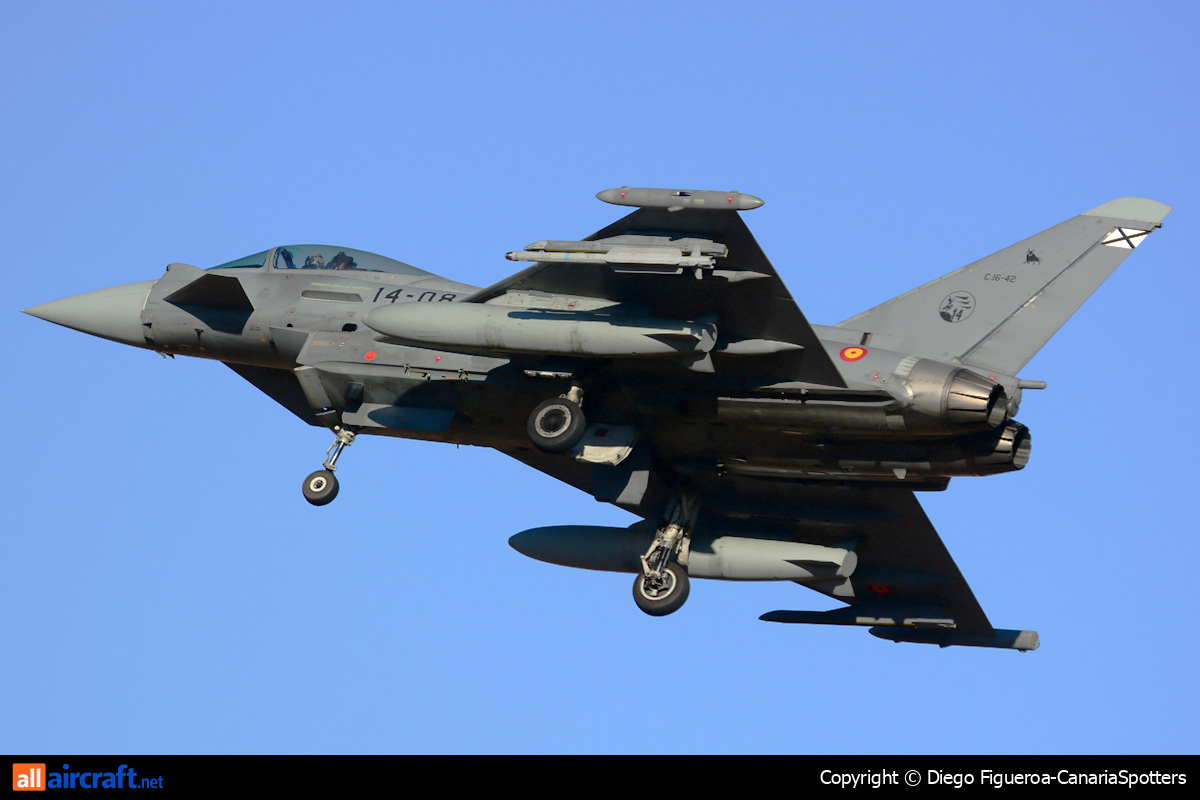 C.16-42 · Eurofighter EF-2000 Typhoon S · (LPA / GCLP)