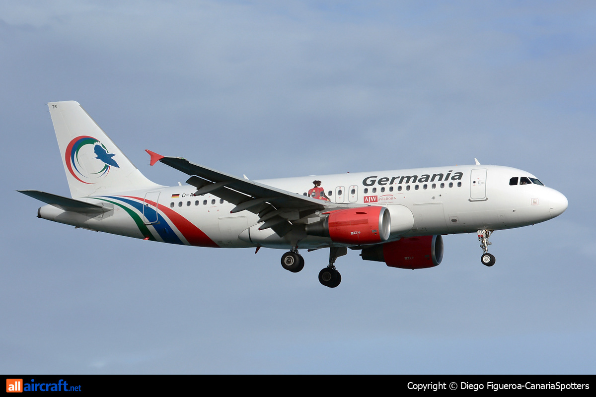 D-ASTB · Airbus A319-112 · (LPA / GCLP)