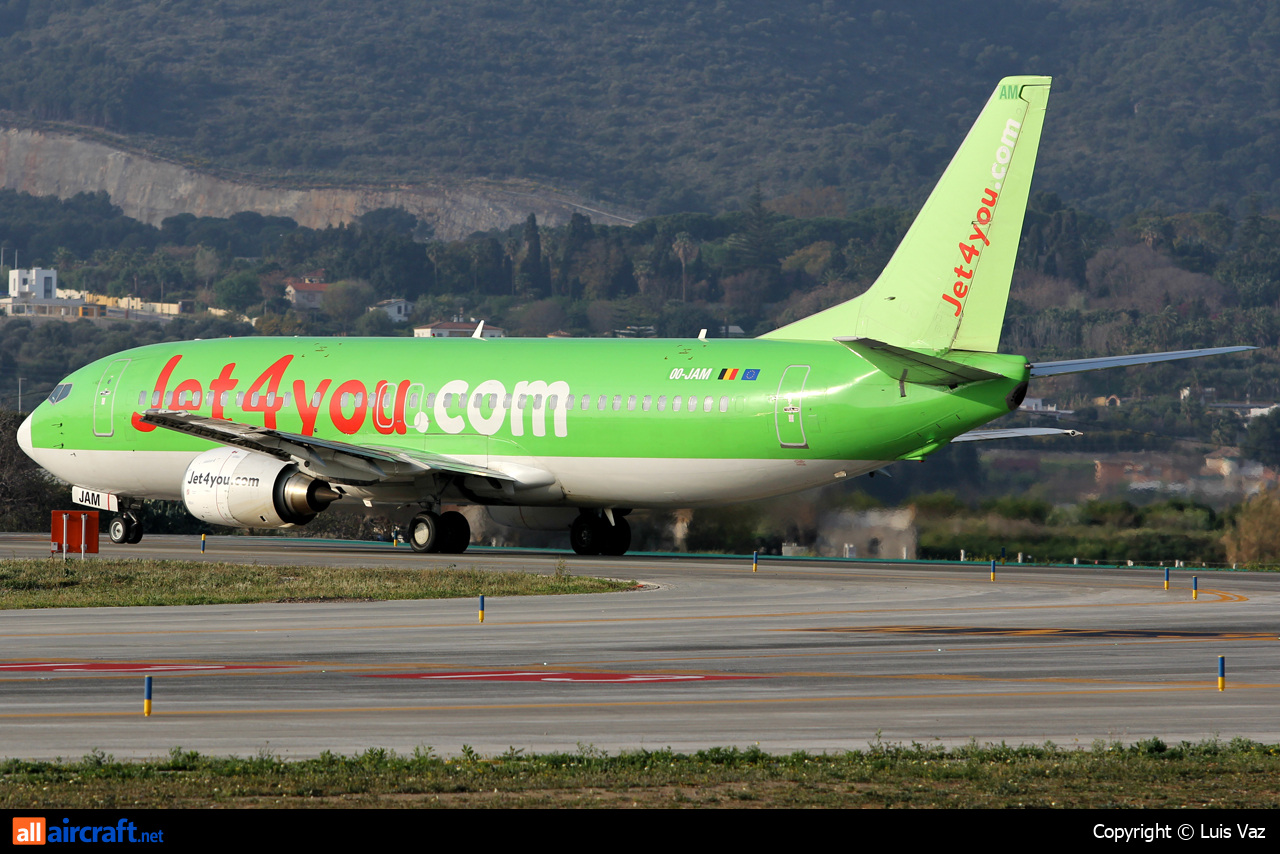 OO-JAM · Boeing 737-46J · (AGP / LEMG)
