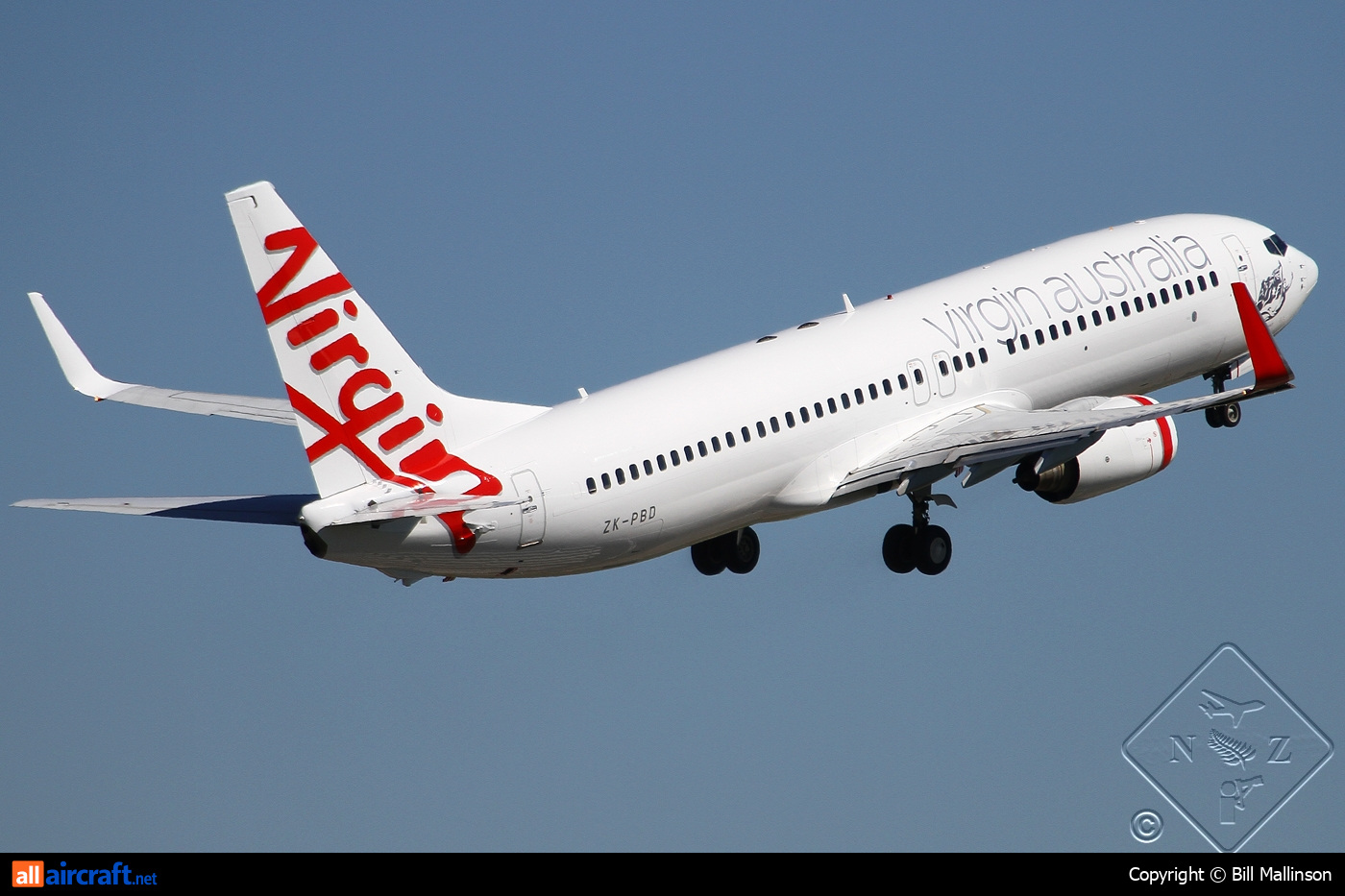 ZK-PBD · Boeing 737-8FE(WL) · (SYD / YSSY)