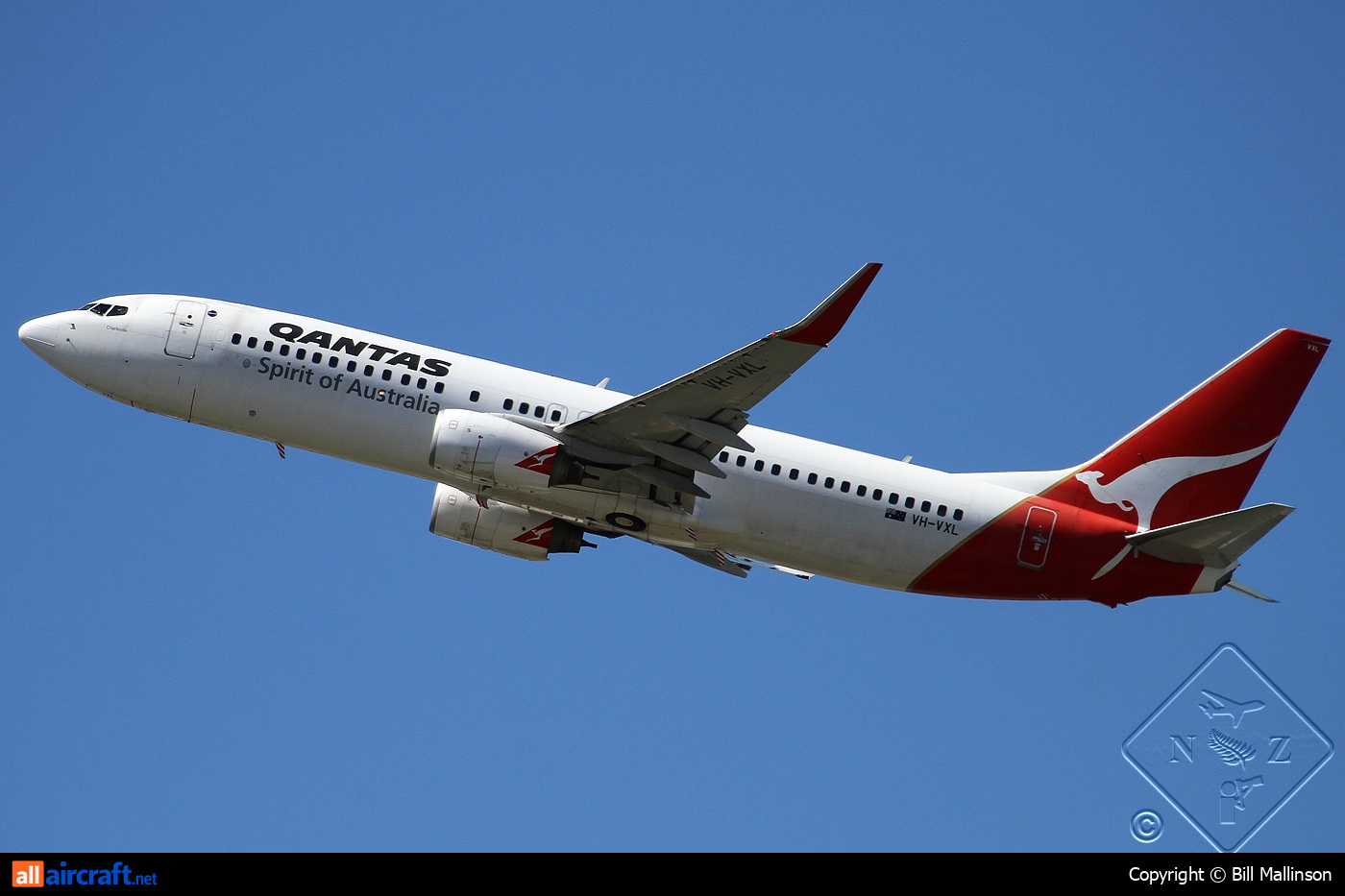 VH-VXL · Boeing 737-838(WL) · (SYD / YSSY)