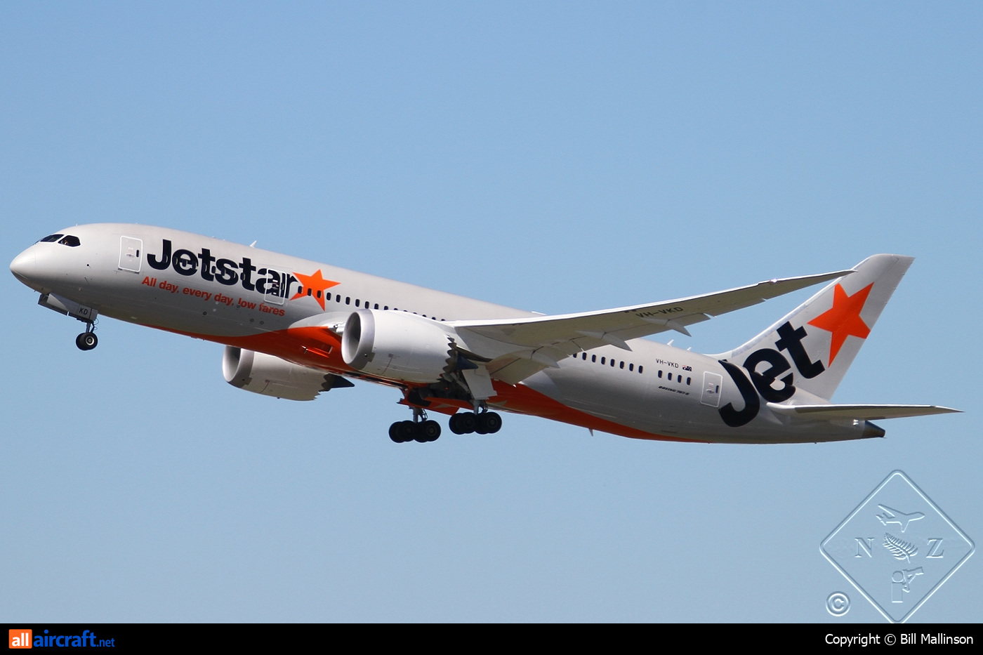 VH-VKD · Boeing 787-8 Dreamliner · (SYD / YSSY)
