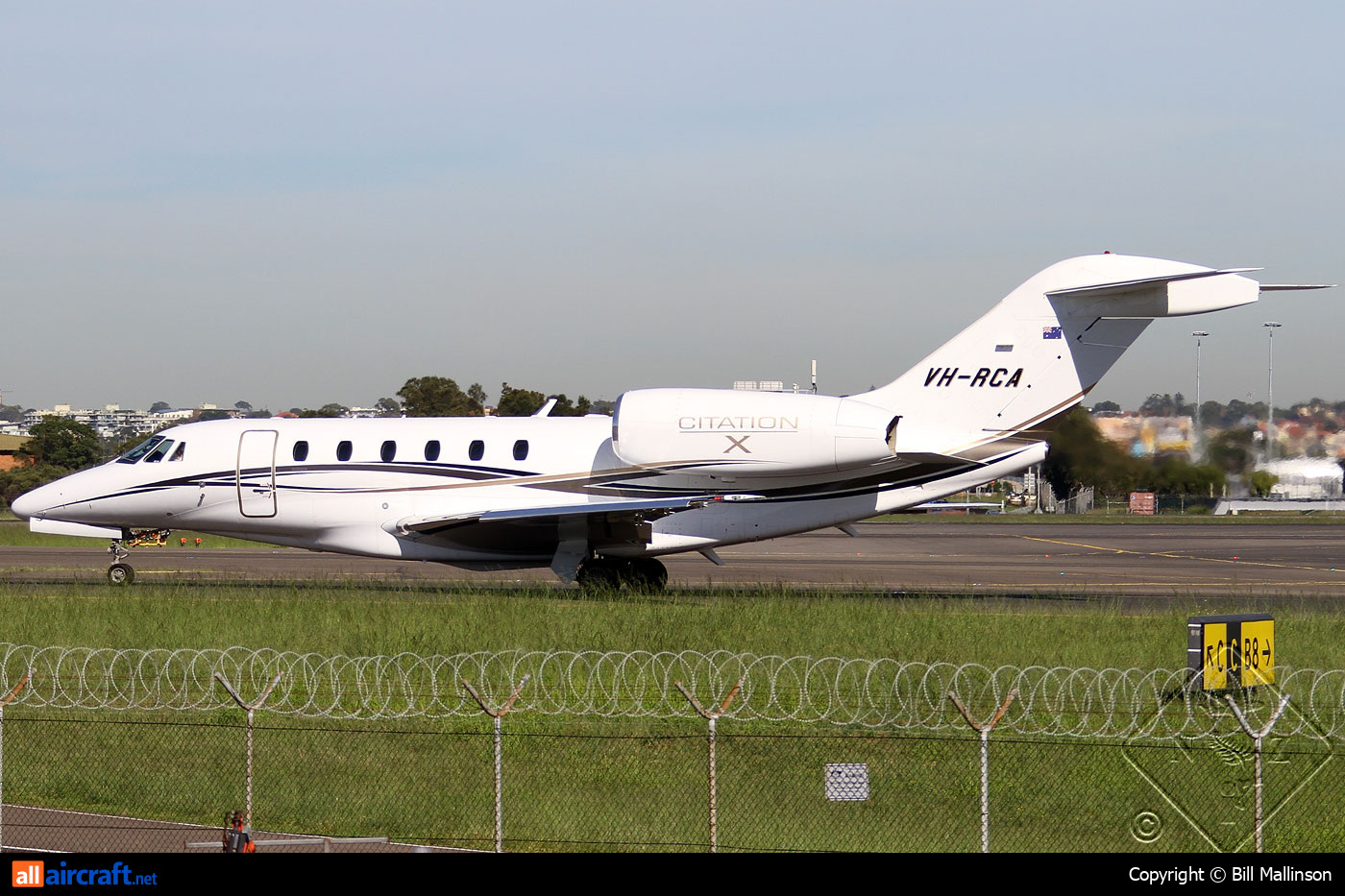 VH-RCA · Cessna 750 Citation X · (SYD / YSSY)