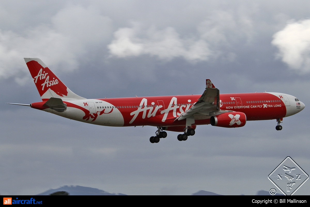 9M-XXF · Airbus A330-343X · (CHC / NZCH)