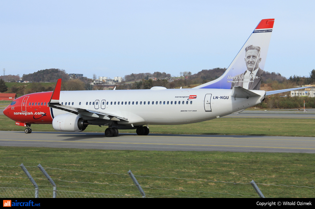 LN-NGU · Boeing 737-8JP(WL) · (SVG / ENZV)