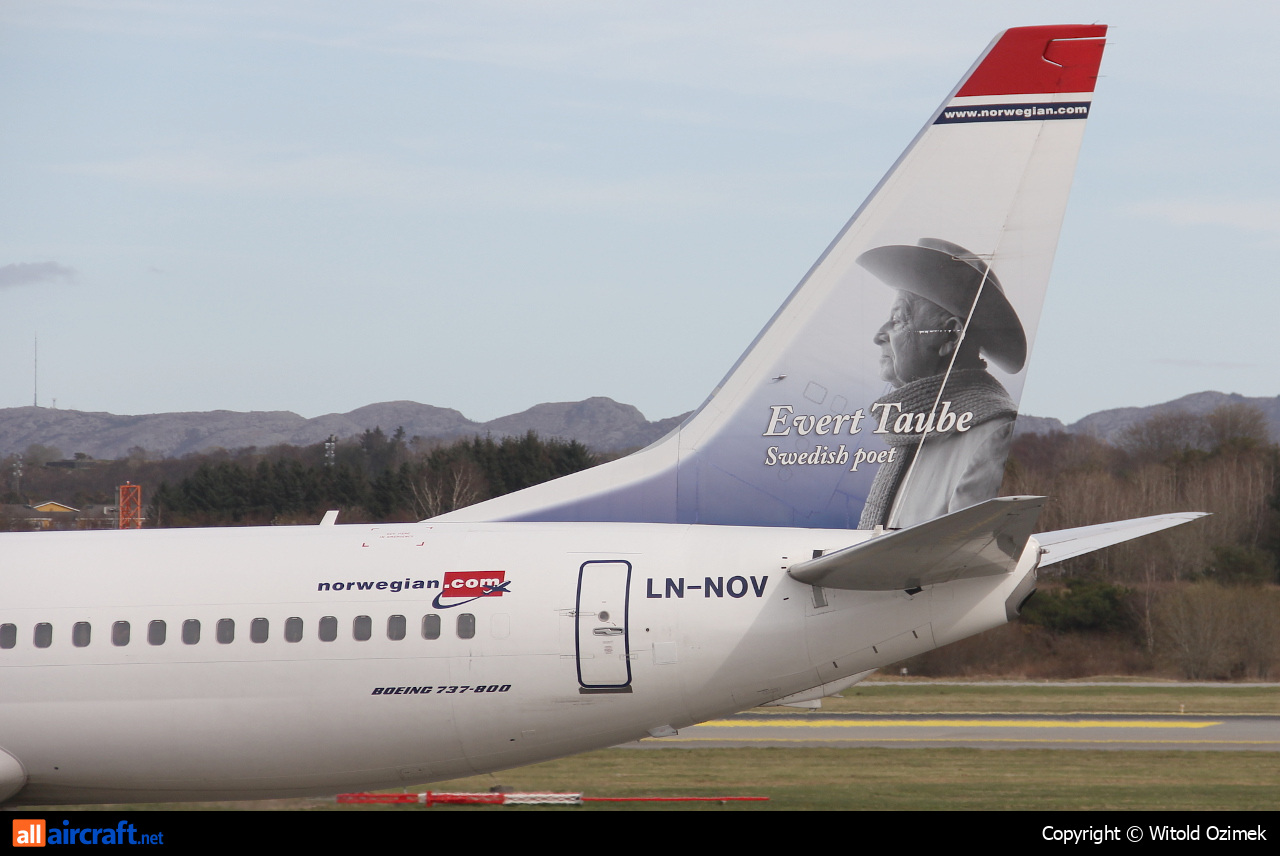 LN-NOV · Boeing 737-8FZ(WL) · (SVG / ENZV)