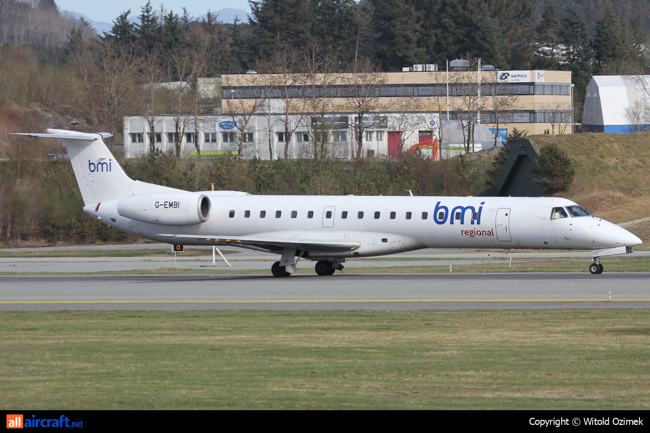 G-EMBI · Embraer ERJ-145EU · (SVG / ENZV)