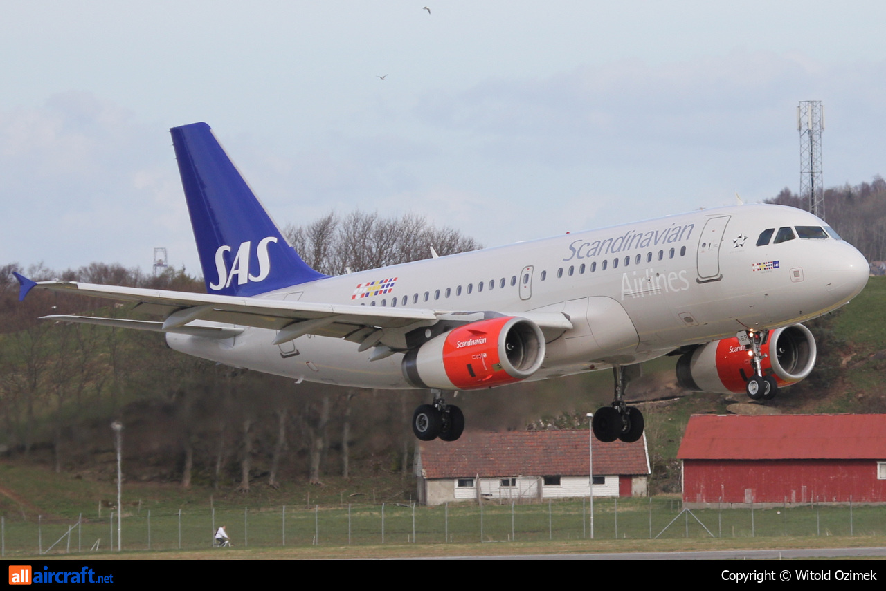 OY-KBR · Airbus A319-132 · (SVG / ENZV)