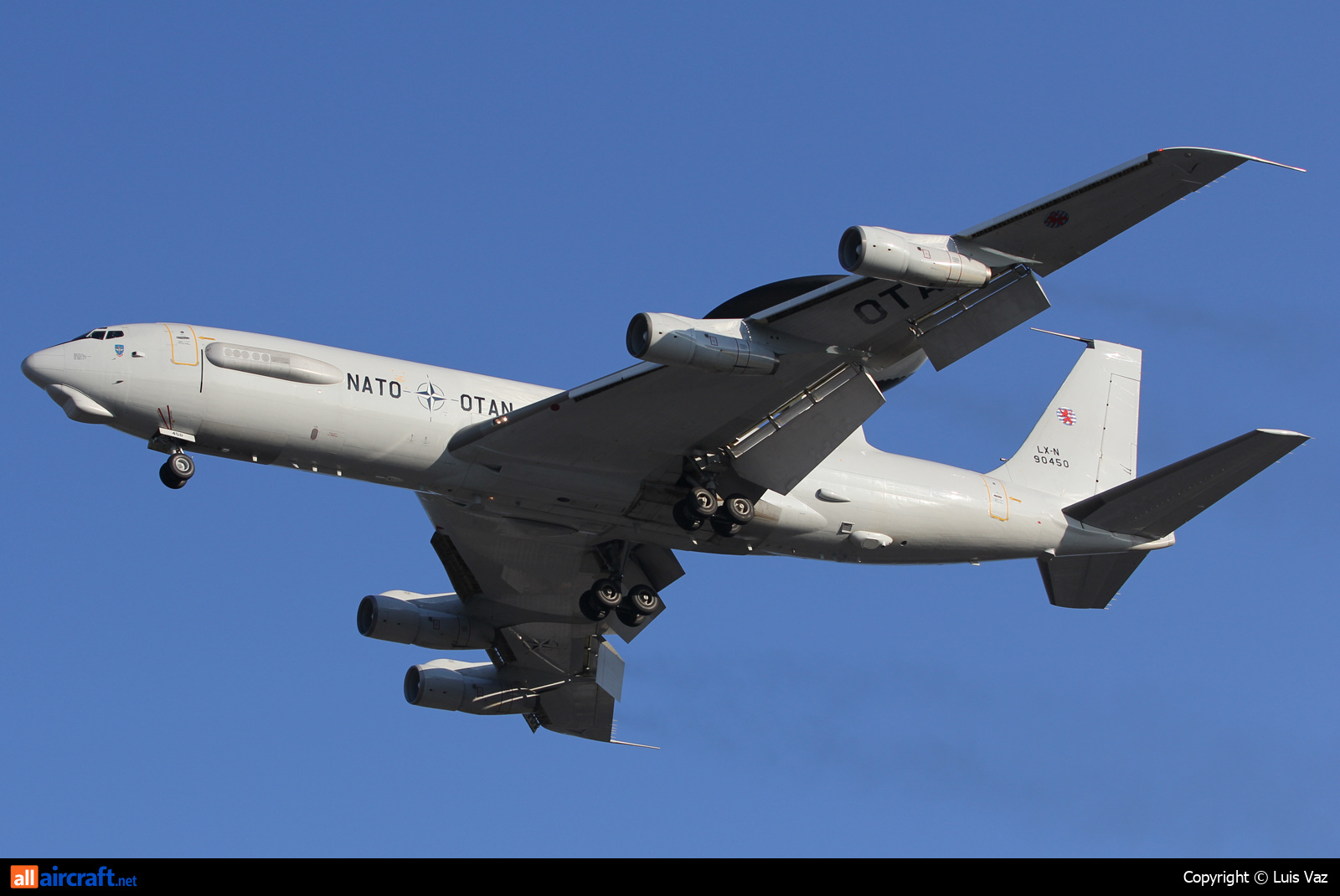 LX-N90450 · Boeing E-3A Sentry · (LPMR)