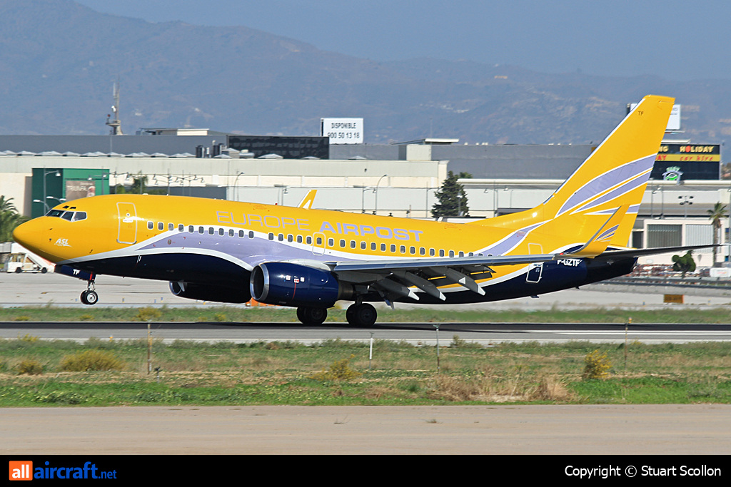 F-GZTF · Boeing 737-73S · (AGP / LEMG)