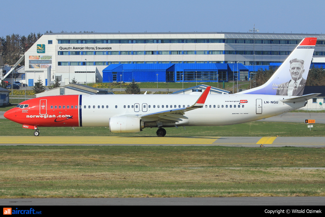 LN-NGU · Boeing 737-8JP(WL) · (SVG / ENZV)
