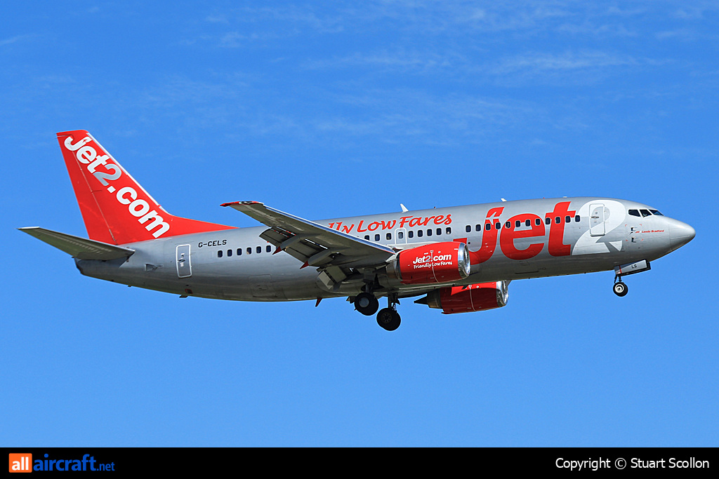 G-CELS · Boeing 737-377 · (AGP / LEMG)