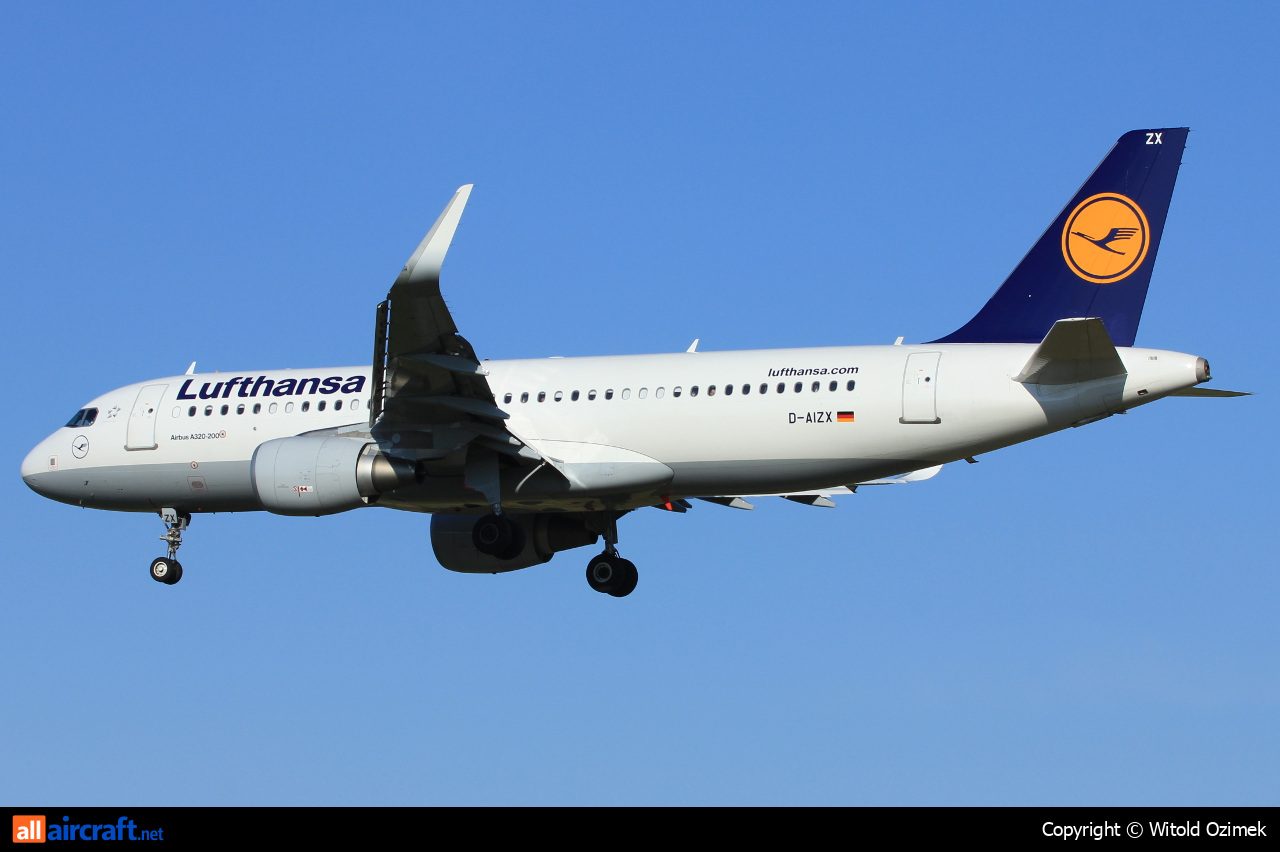 D-AIZX · Airbus A320-214 · (SVG / ENZV)