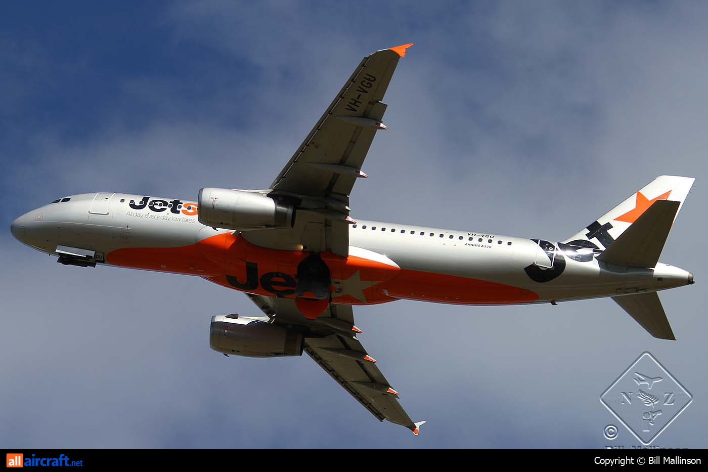 VH-VGU · Airbus A320-232 · (CHC / NZCH)