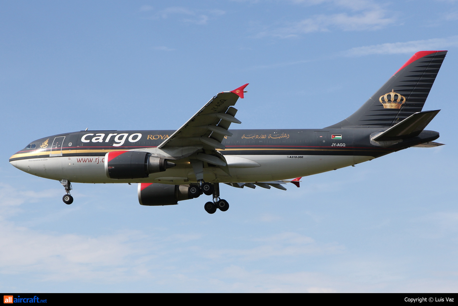 JY-AGQ · Airbus A310-304(F) · (LHR / EGLL)