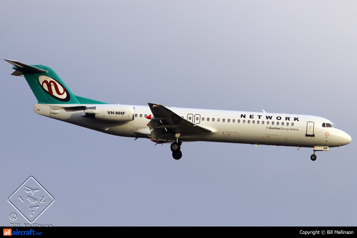 VH-NHF · Fokker 100 · (PER / YPPH)