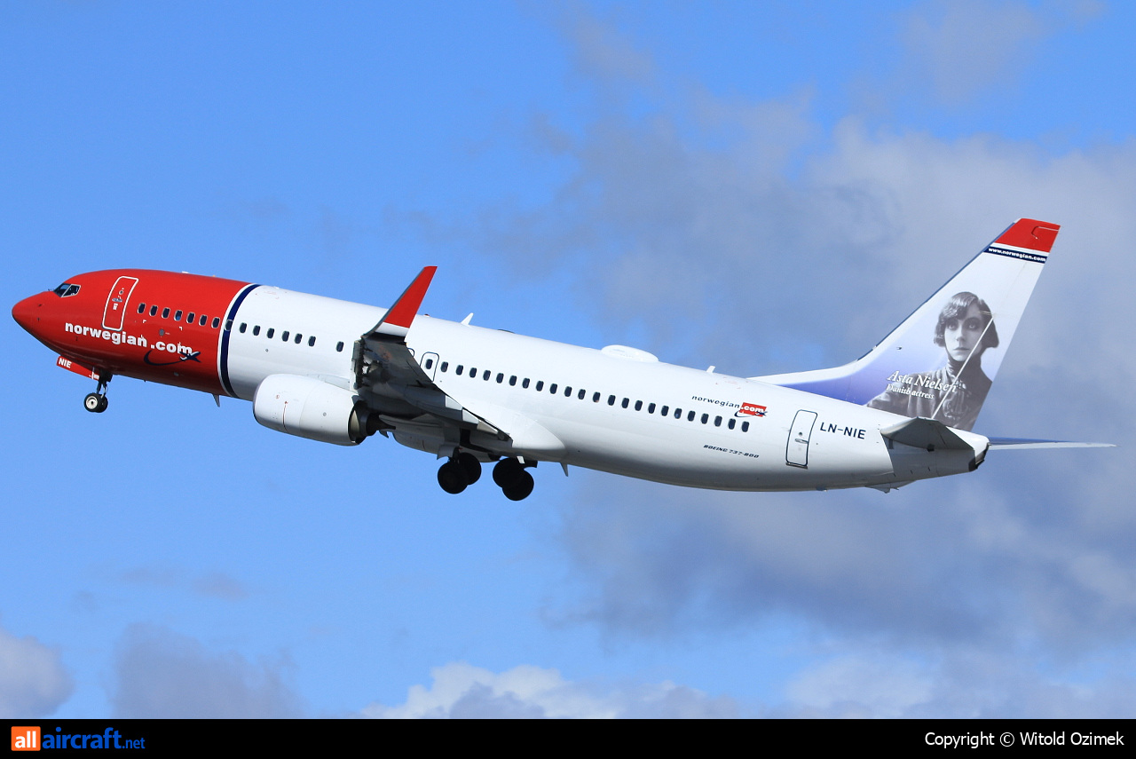 LN-NIE · Boeing 737-8JP(WL) · (TRD / ENVA)