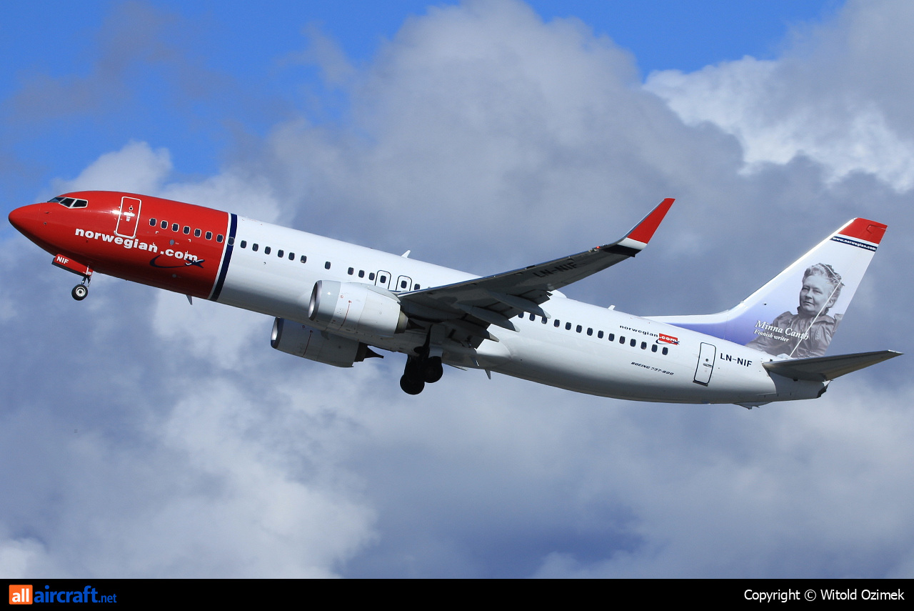 LN-NIF · Boeing 737-8JP(WL) · (TRD / ENVA)