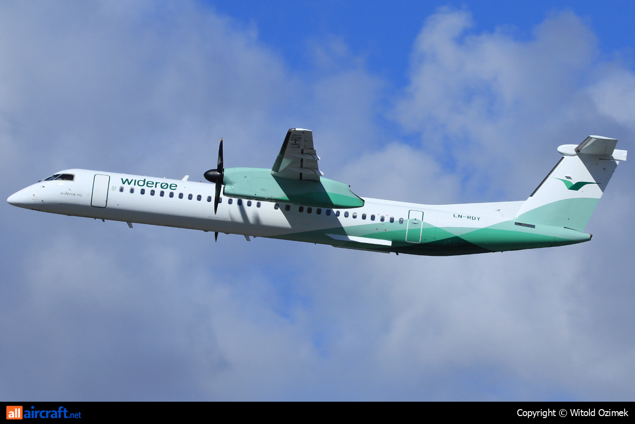 LN-RDY · Bombardier Dash 8-Q402 · (TRD / ENVA)