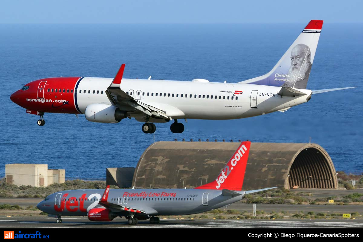 LN-NOX · Boeing 737-8JP(WL) · (LPA / GCLP)