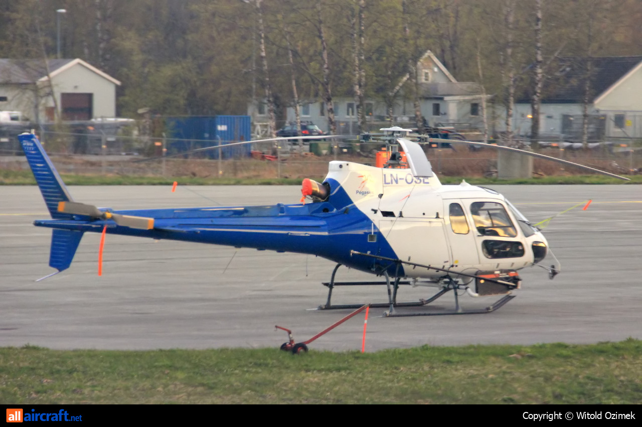 LN-OSE · Eurocopter AS 350B-3 Ecureuil · (TRD / ENVA)