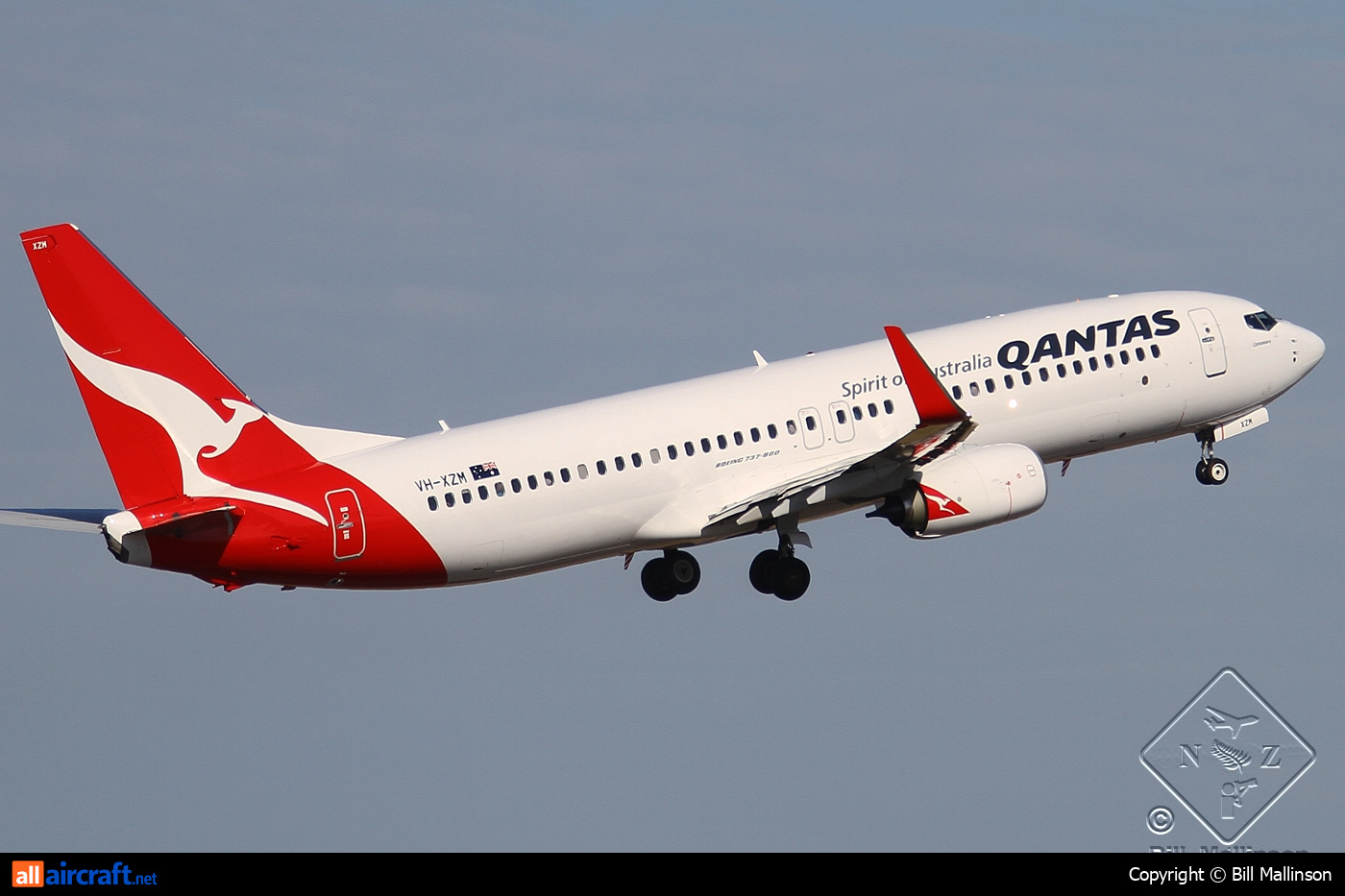 VH-XZM · Boeing 737-838(WL) · (SYD / YSSY)
