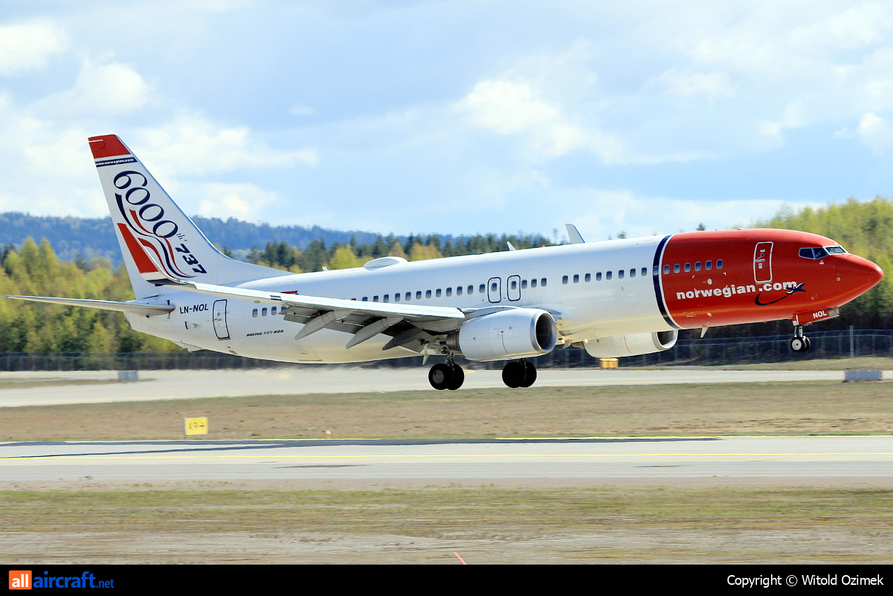 LN-NOL · Boeing 737-8Q8(WL) · (OSL / ENGM)