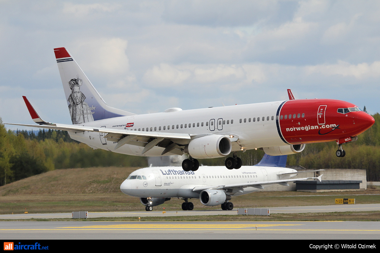 LN-NOJ · Boeing 737-86N(WL) · (OSL / ENGM)