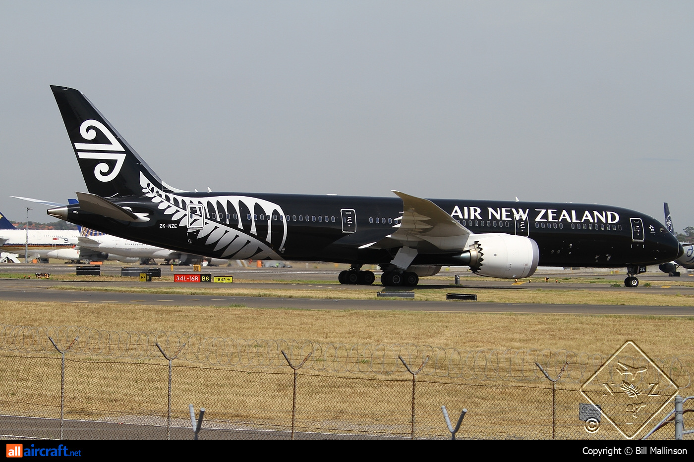 ZK-NZE · Boeing 787-9 Dreamliner · (SYD / YSSY)