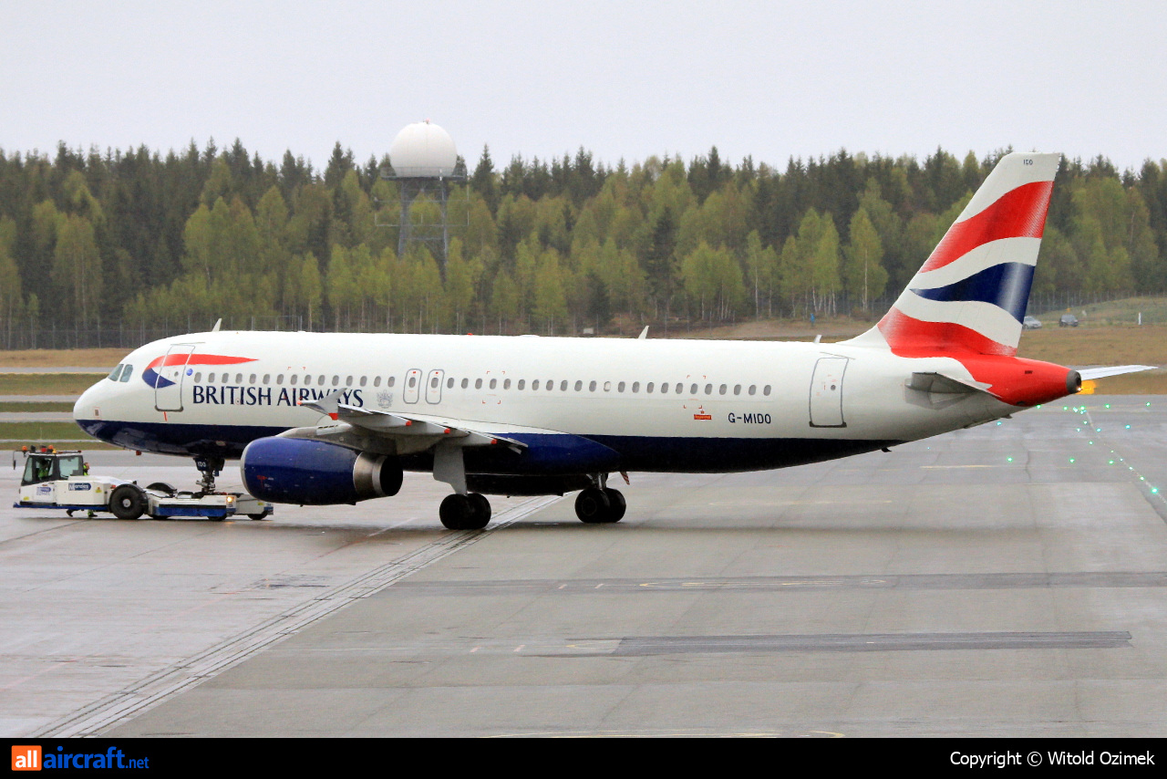G-MIDO · Airbus A320-232 · (OSL / ENGM)