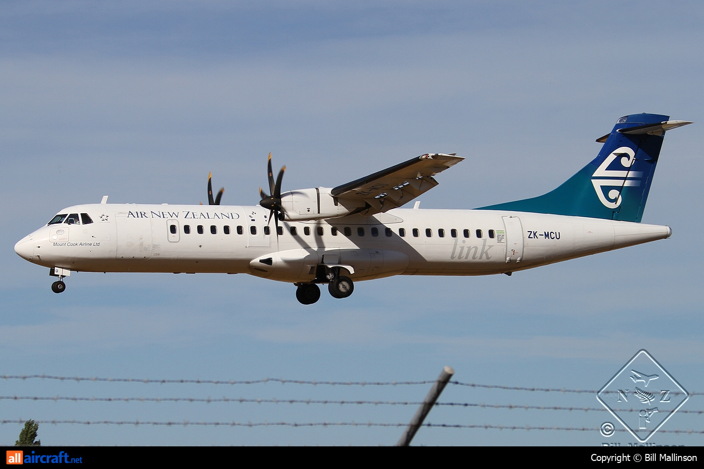 ZK-MCU · ATR-72-500 · (CHC / NZCH)