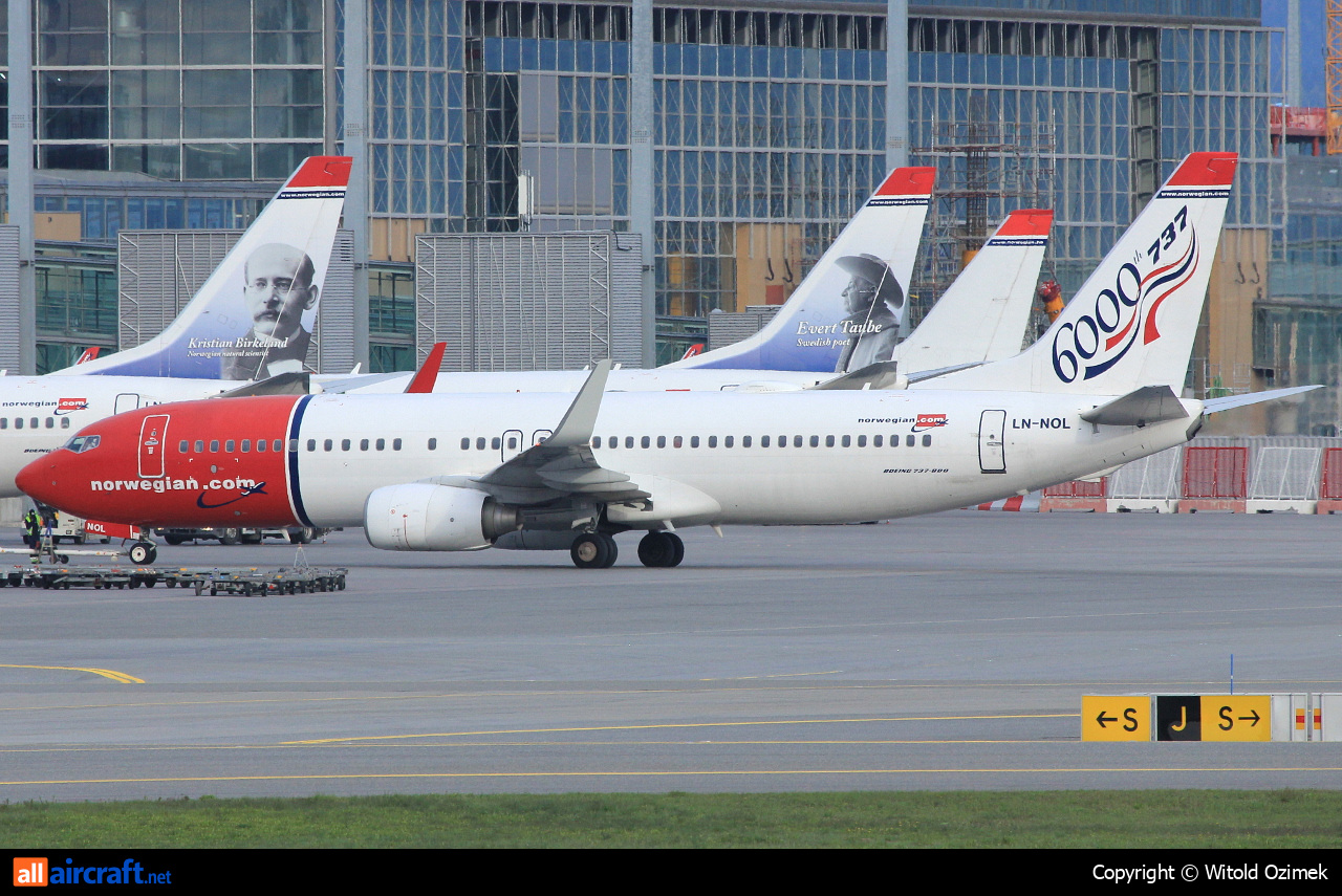 LN-NOL · Boeing 737-8Q8(WL) · (OSL / ENGM)