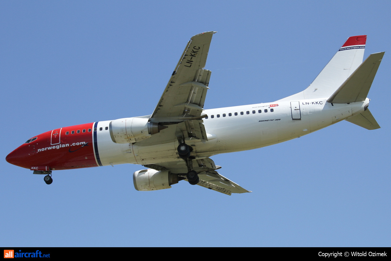 LN-KKC · Boeing 737-3Y5 · (SVG / ENZV)