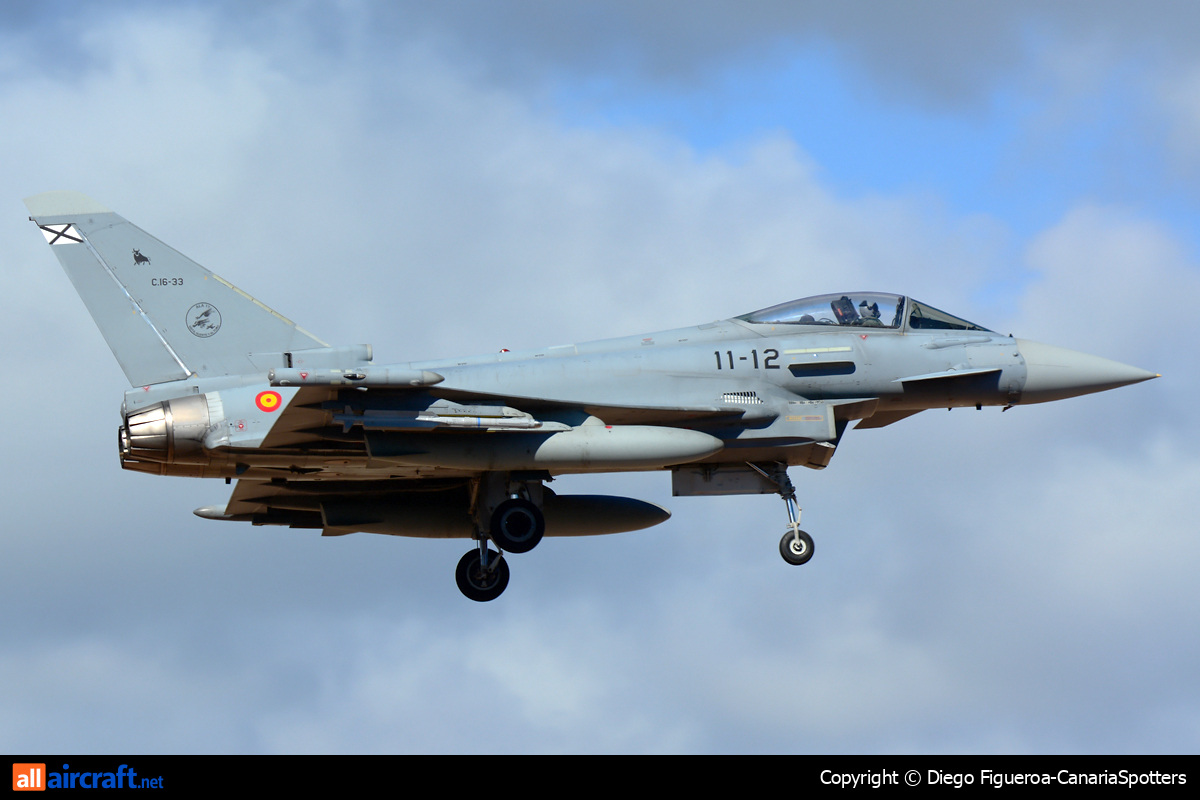C.16-33 · Eurofighter EF-2000 Typhoon S · (LPA / GCLP)