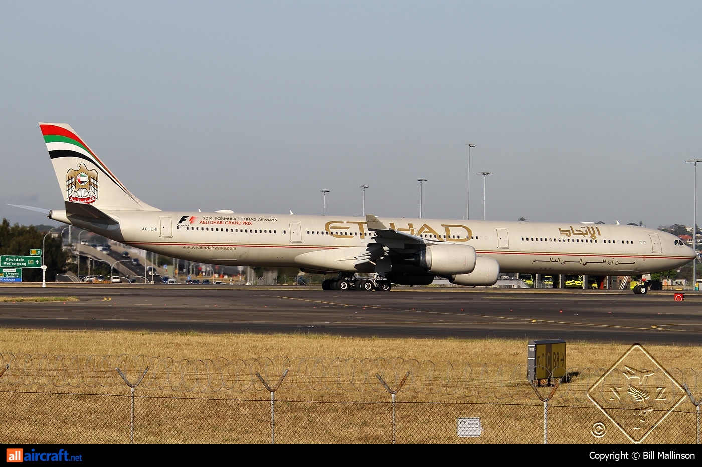 A6-EHI · Airbus A340-642 · (SYD / YSSY)