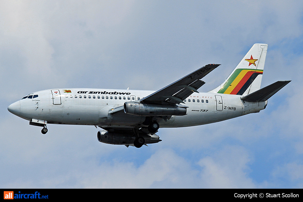 Z-WPB · Boeing 737-2N0/Adv · (JNB / FAOR)