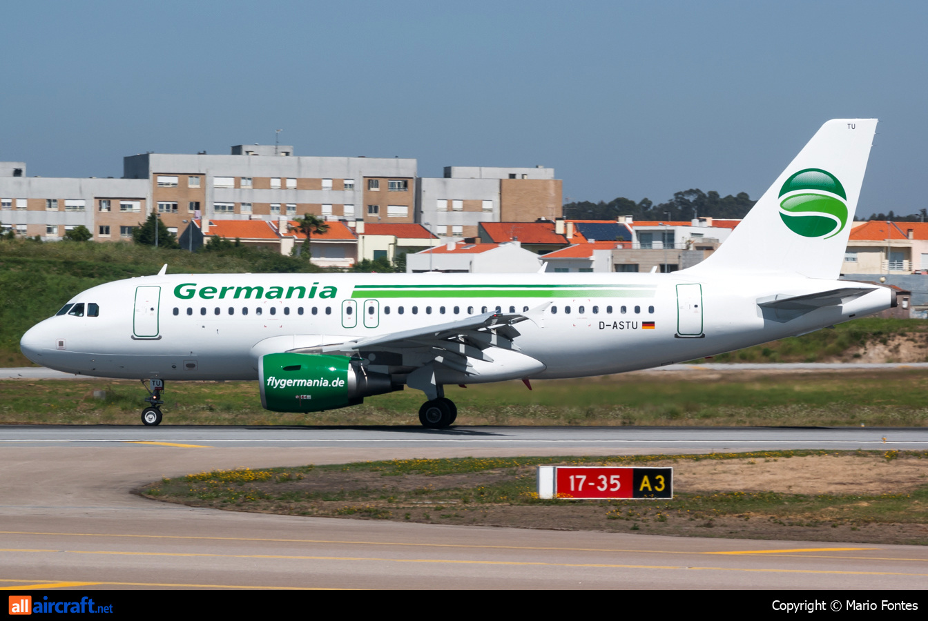 D-ASTU · Airbus A319-112 · (OPO / LPPR)