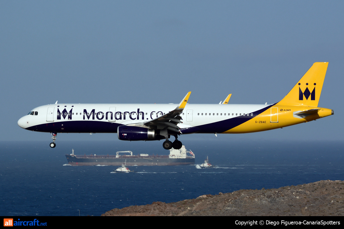 G-ZBAE · Airbus A321-231 · (LPA / GCLP)