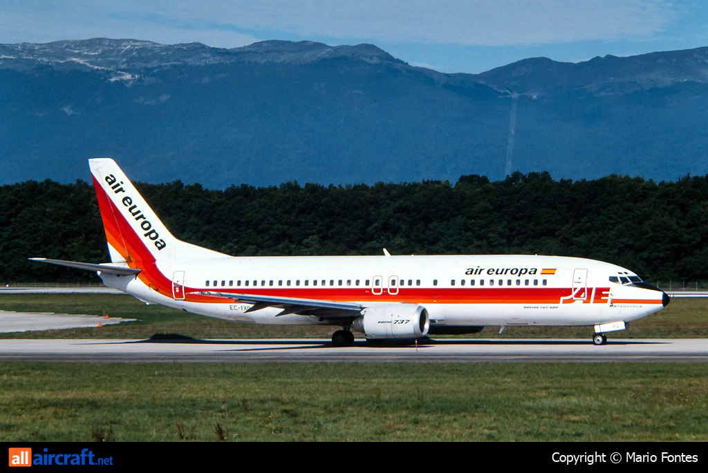 EC-FXQ · Boeing 737-4Q8 · (GVA / LSGG)