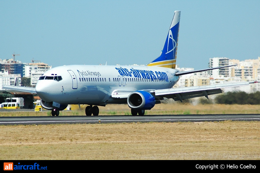 F-GLXQ · Boeing 737-4Y0 · (FAO / LPFR)