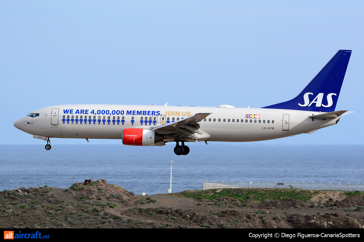 LN-RPM · Boeing 737-883 · (LPA / GCLP)