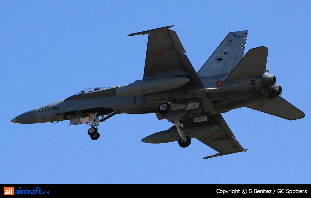 C.15-87 · McDonnell Douglas EF-18A Hornet · (LPA / GCLP)