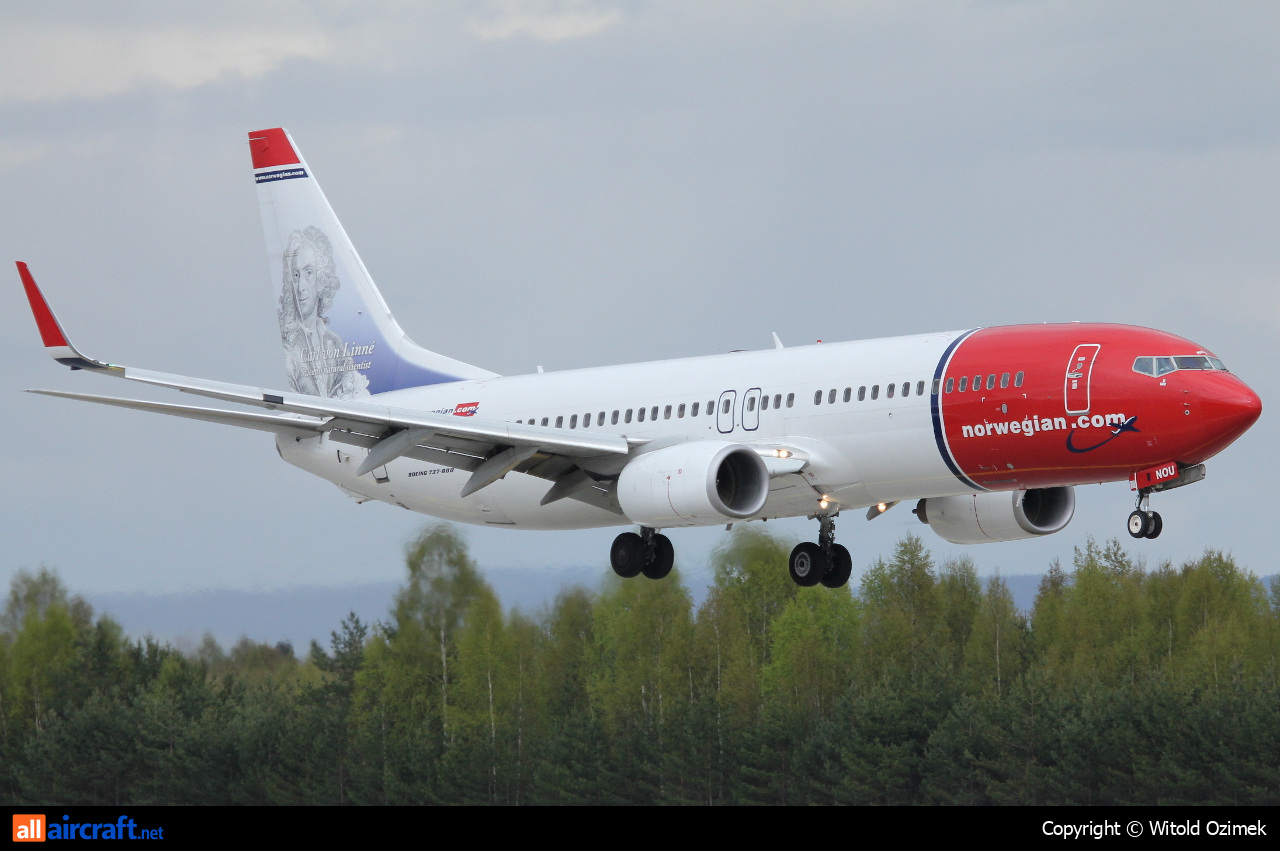 LN-NOU · Boeing 737-8FZ(WL) · (OSL / ENGM)