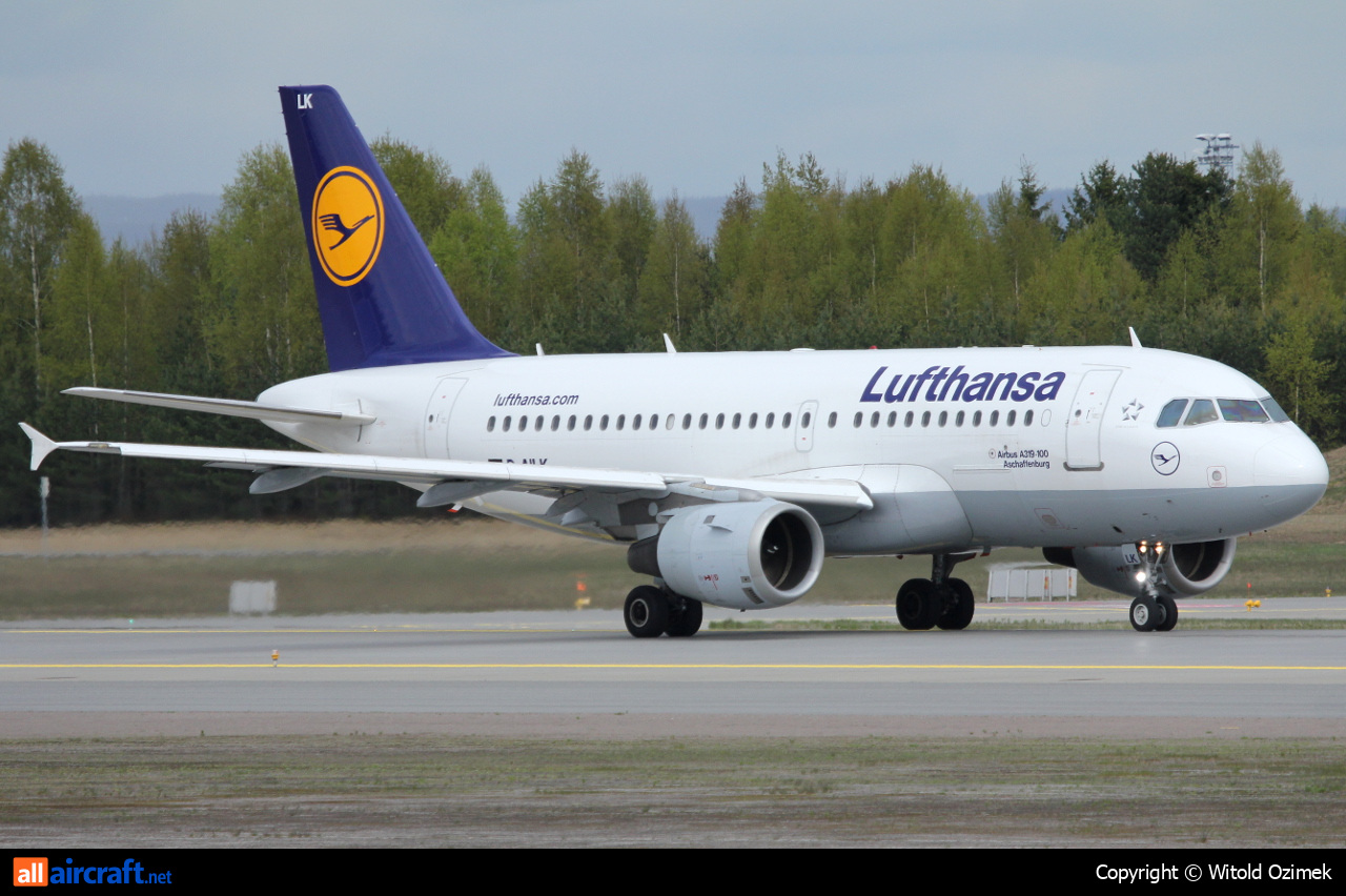 D-AILK · Airbus A319-114 · (OSL / ENGM)
