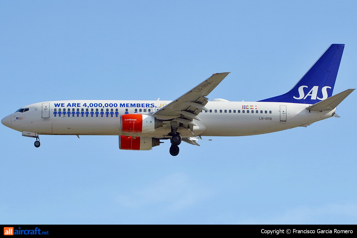 LN-RPM · Boeing 737-883 · (LPA / GCLP)
