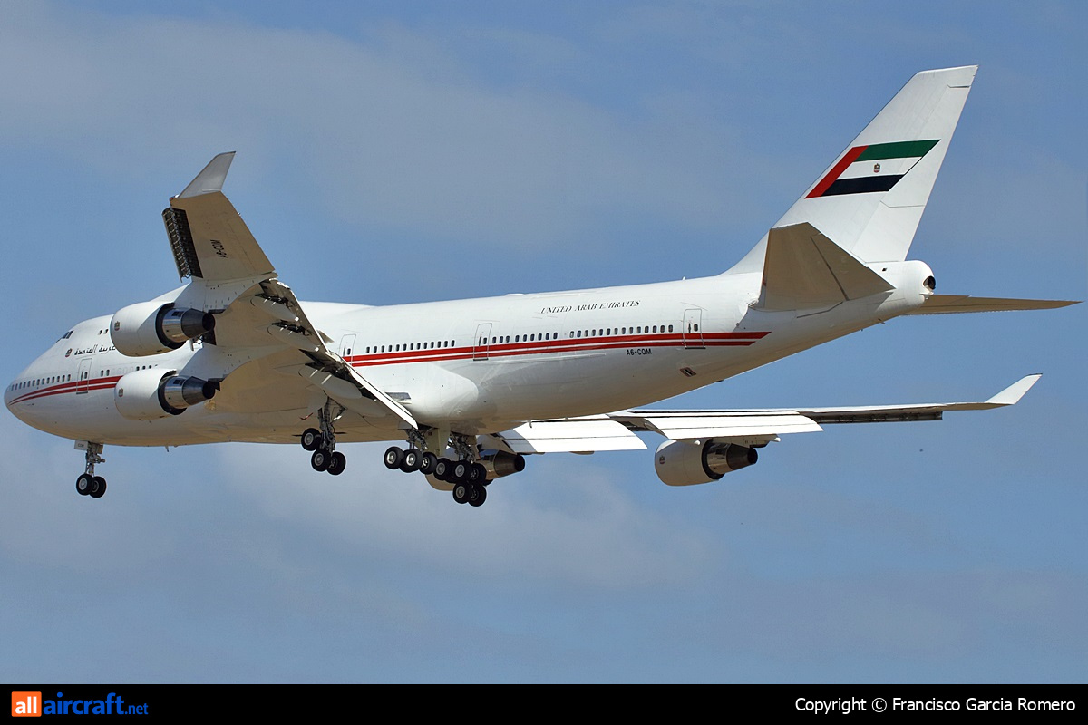 A6-COM · Boeing 747-433(M) · (LPA / GCLP)