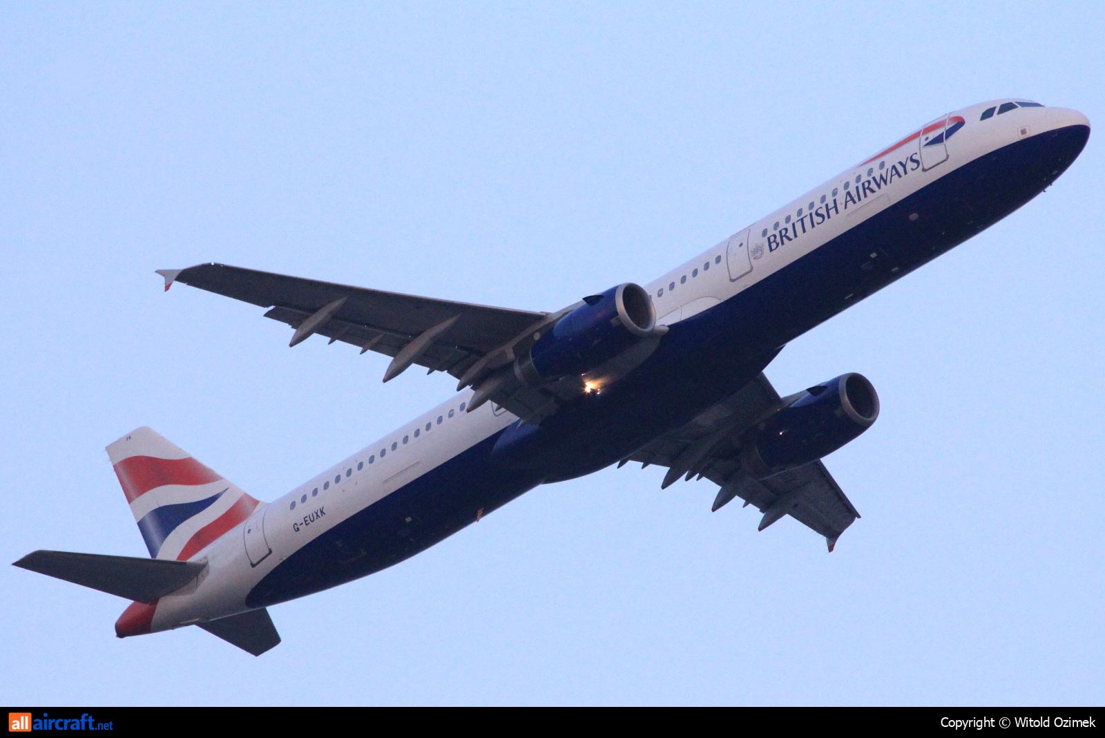 G-EUXK · Airbus A321-231 · (FCO / LIRF)