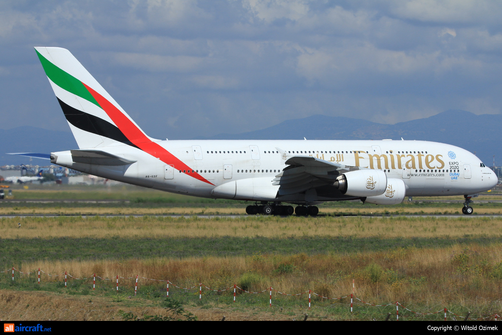 A6-EDF · Airbus A380-861 · (FCO / LIRF)