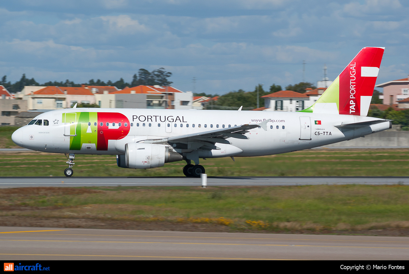 CS-TTA · Airbus A319-111 · (OPO / LPPR)