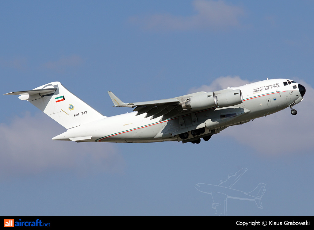 KAF343 · Boeing C-17A Globemaster III · (STR / EDDS)
